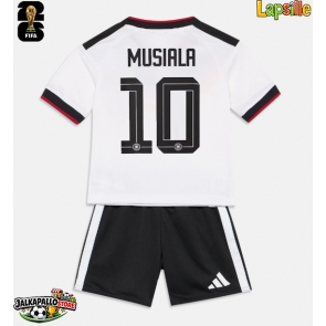 Saksa Jamal Musiala #10 Kotipaita Lapsille MM-kisat 2026 Lyhythihainen (+ shortsit)